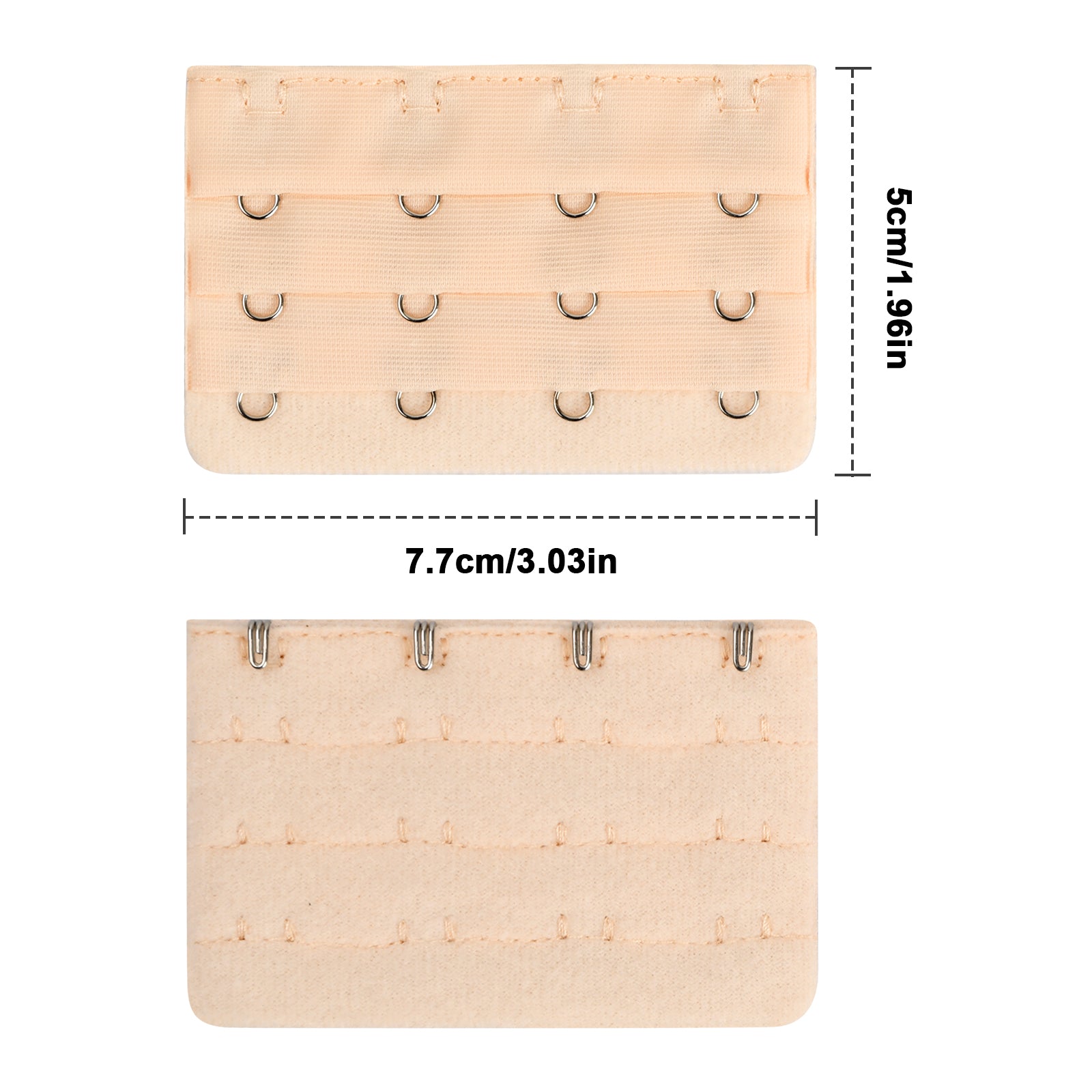 10pcs 4 Hooks Bra Extenders Adjustable Band Buckle