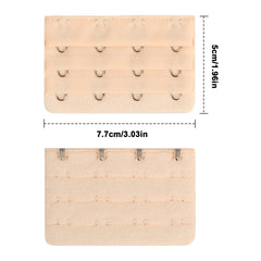 10pcs 4 Hooks Bra Extenders Adjustable Band Buckle