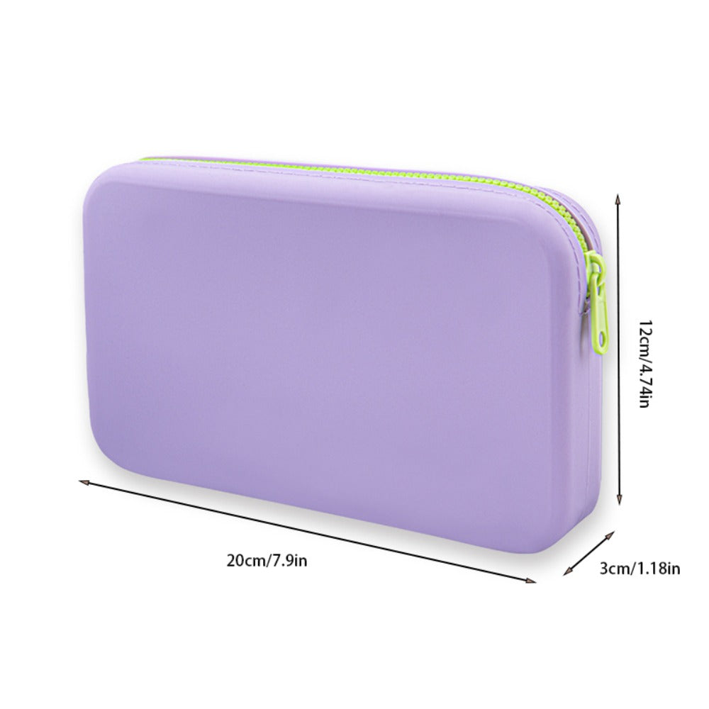 Large Capacity Waterproof Makeup Organizer Silicone Cosmetic Storage Bag