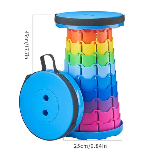Adjustable Folding Stool for Outdoor Camping