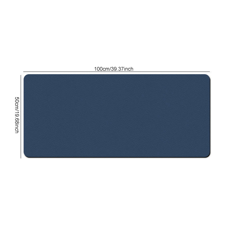 Extra Large Leather Desk Mat Waterproof Computer Keyboard Mat