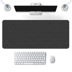 Extra Large Geometric Desk Mat - Wear Resistant & Heat Insulation