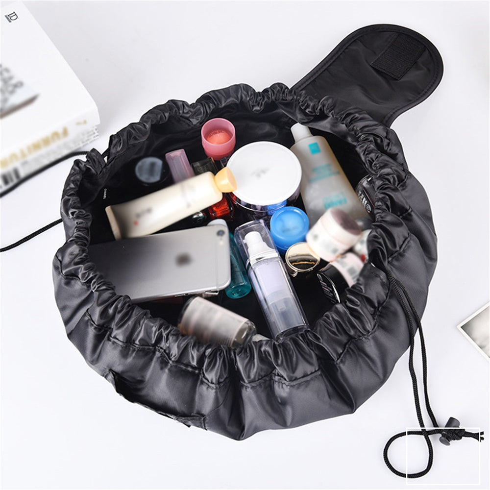 Large Capacity Drawstring Makeup Bag for Women Purse