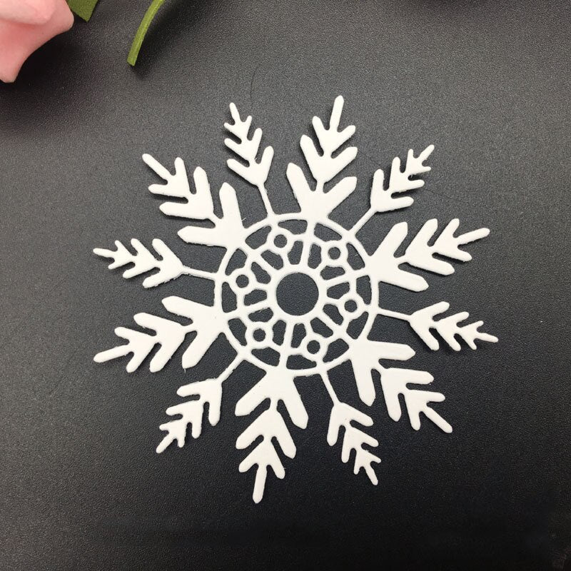 3pcs Big Snowflake Metal Cutting Dies Scrapbook Embossing For Paper Card Making