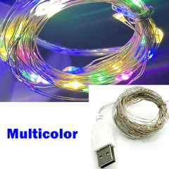 USB LED String Lights Waterproof Fairy Lights for Christmas Wedding Party