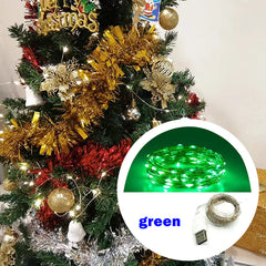 USB LED String Lights Waterproof Fairy Lights for Christmas Wedding Party