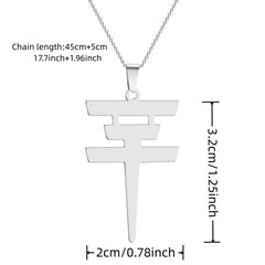 Stainless Steel Autumn/Winter Necklace Personalized Sweater Chain