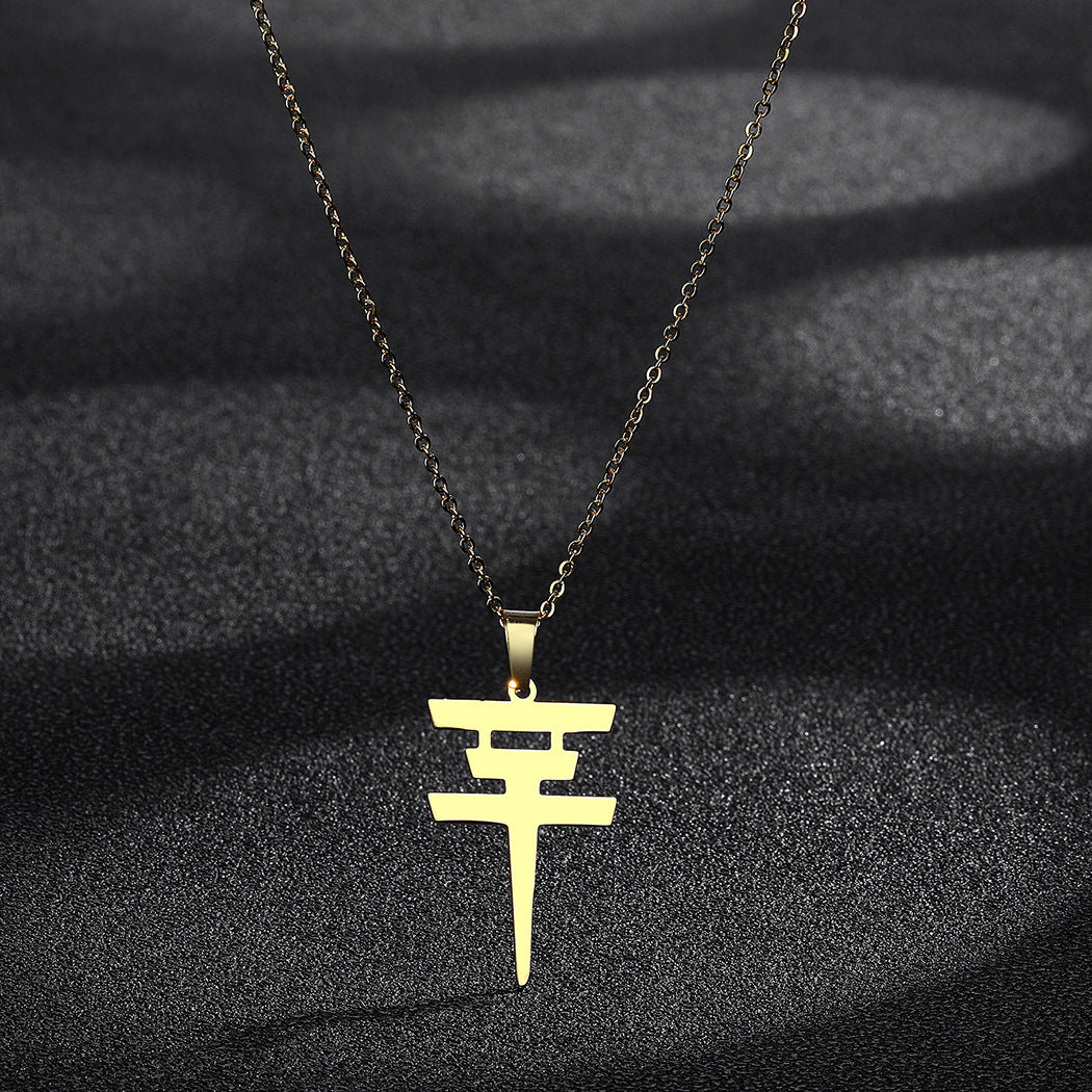Stainless Steel Autumn/Winter Necklace Personalized Sweater Chain