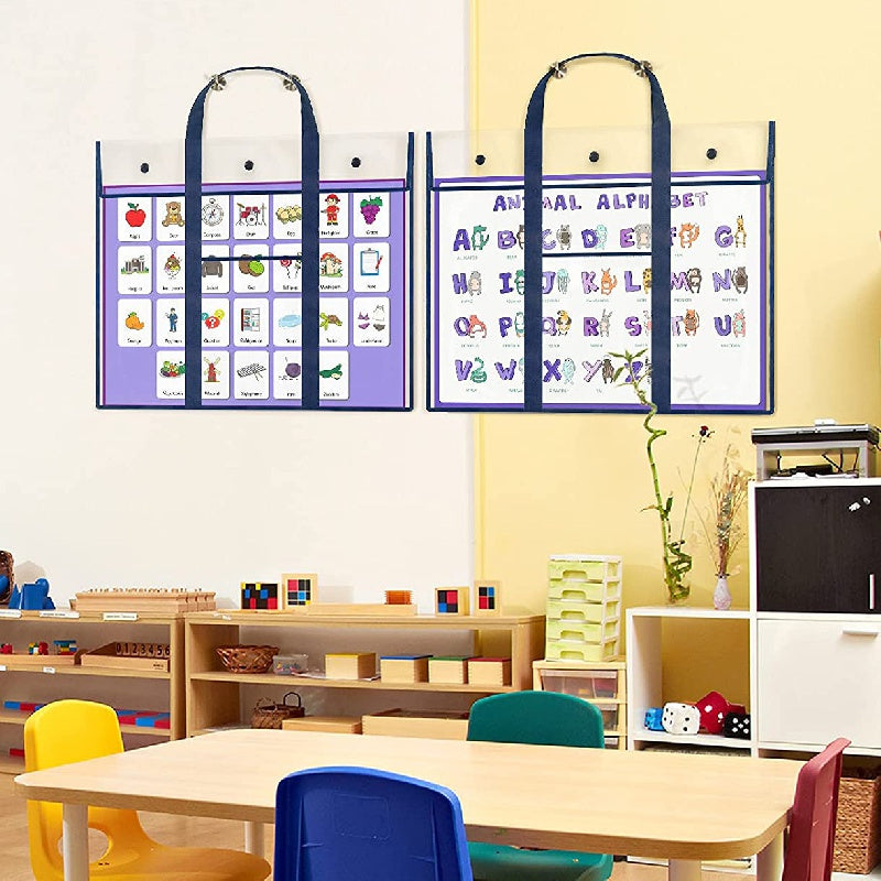 Large Capacity Drawing Board Bag, PVC File Storage Bag