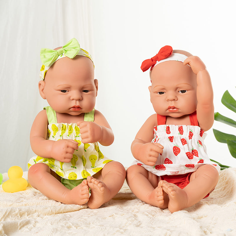 Reborn Baby Doll Lifelike Vinyl Doll For Girls Birthday Gift