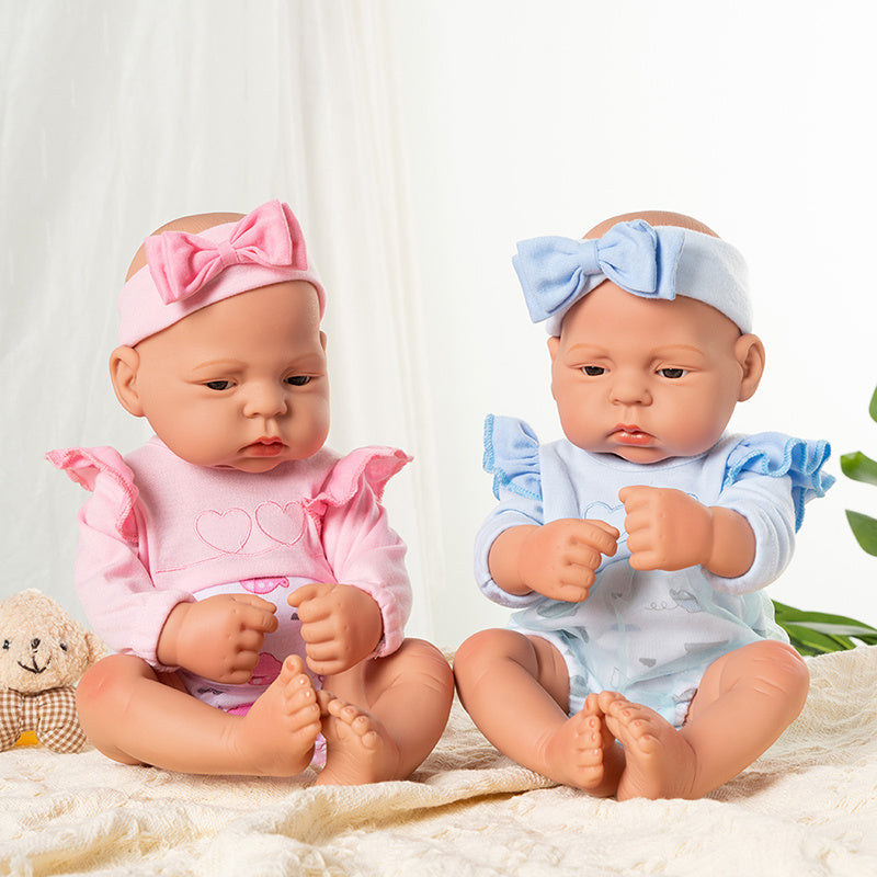 Reborn Baby Doll Lifelike Vinyl Doll For Girls Birthday Gift