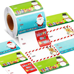 500pcs Christmas Holiday Stickers Gift Labels
