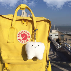 Tooth Pendant Plush Doll Keychain Schoolbag Pendant