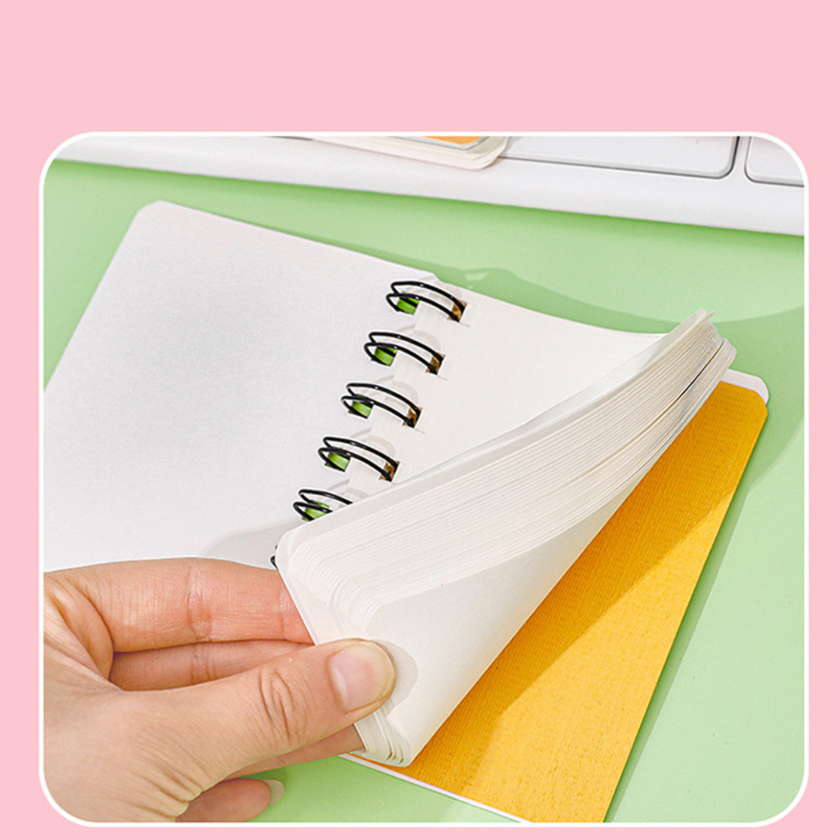 Cute Panda Flower A7 Notebook 80 Pages