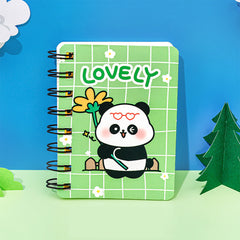 Cute Panda Flower A7 Notebook 80 Pages