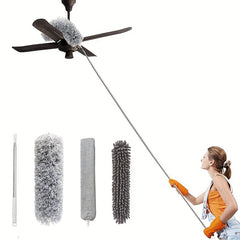 Retractable Bendable Duster for Easy Cleaning