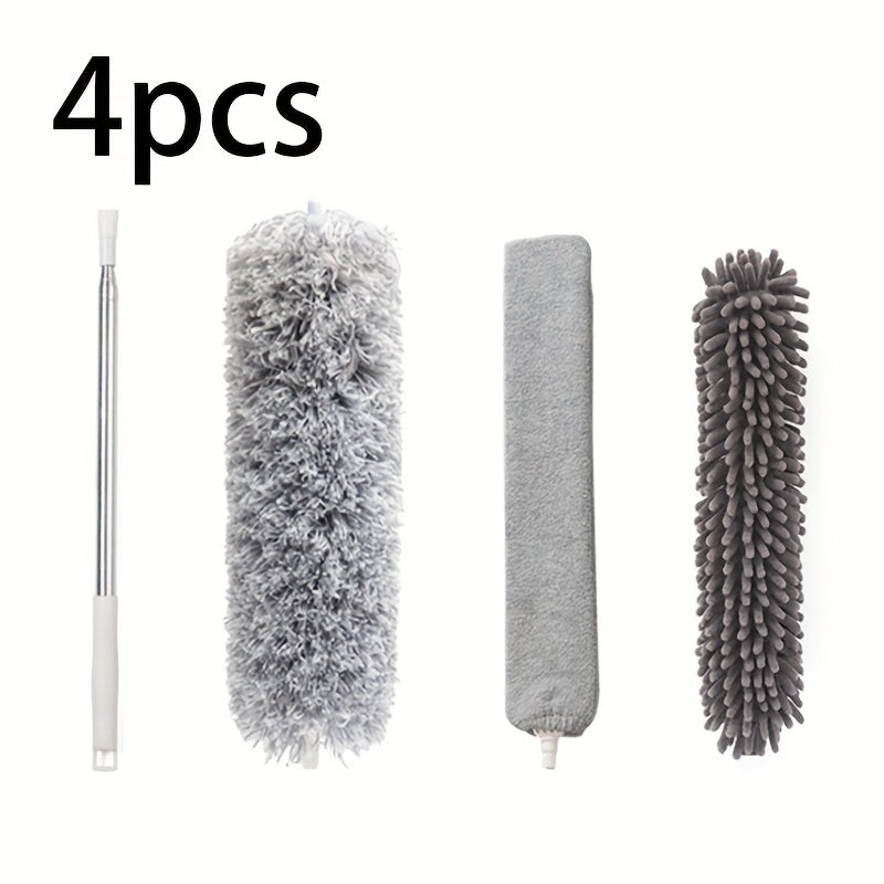 Retractable Bendable Duster for Easy Cleaning