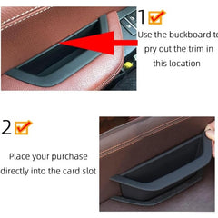 X3 X4 Inner Door Handle Pull Trim Cover F25 F26 Driver Side Container Armrest