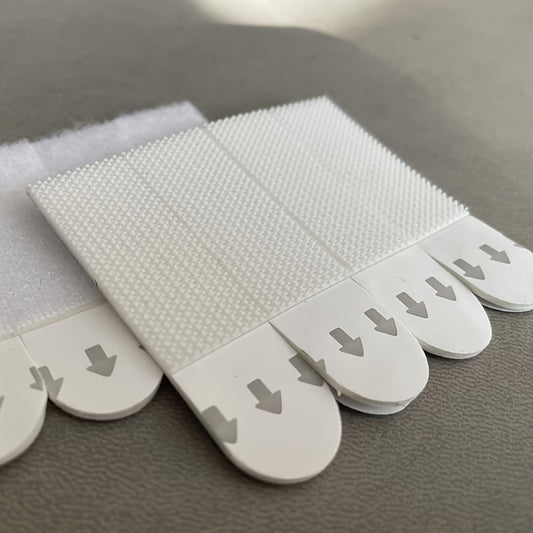 Removable Wall Hooks 12pcs + Double Sided Adhesive Strips