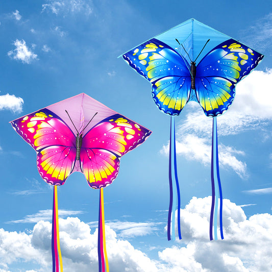 Colorful Butterfly Cartoon Kite with 50 Meters String