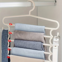 One-layer Seamless Trousers Storage Rack Pants Hanger
