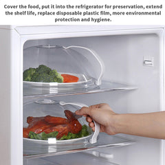 Microwave Food Anti Sputtering Cover with Handle Heat Resistant Lid