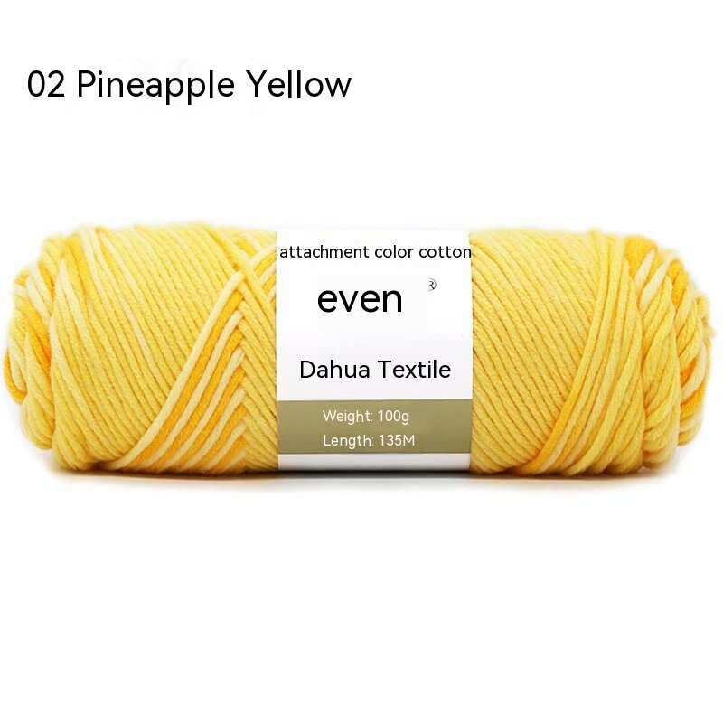 8 Strand Extra Thick Colored Cotton Scarf Thread Warm Yarn for DIY Knitting