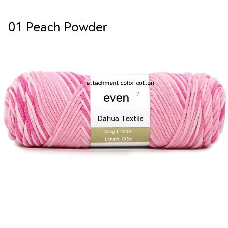 8 Strand Extra Thick Colored Cotton Scarf Thread Warm Yarn for DIY Knitting