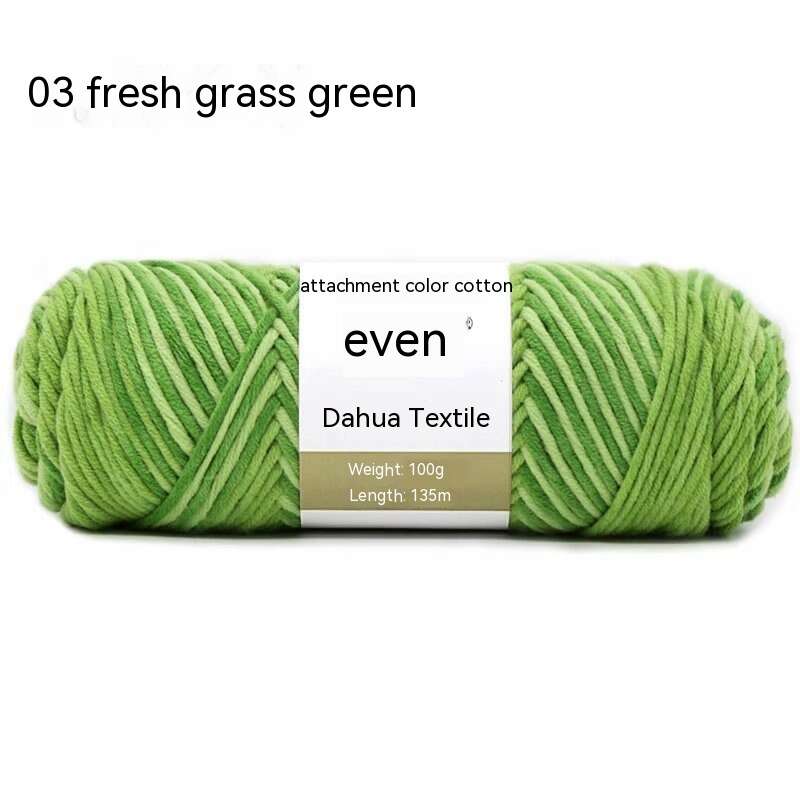 8 Strand Extra Thick Colored Cotton Scarf Thread Warm Yarn for DIY Knitting