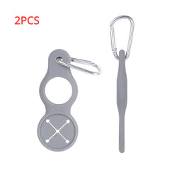 2pcs Silicone Sports Kettle Hanging Buckle Carabiner Holder