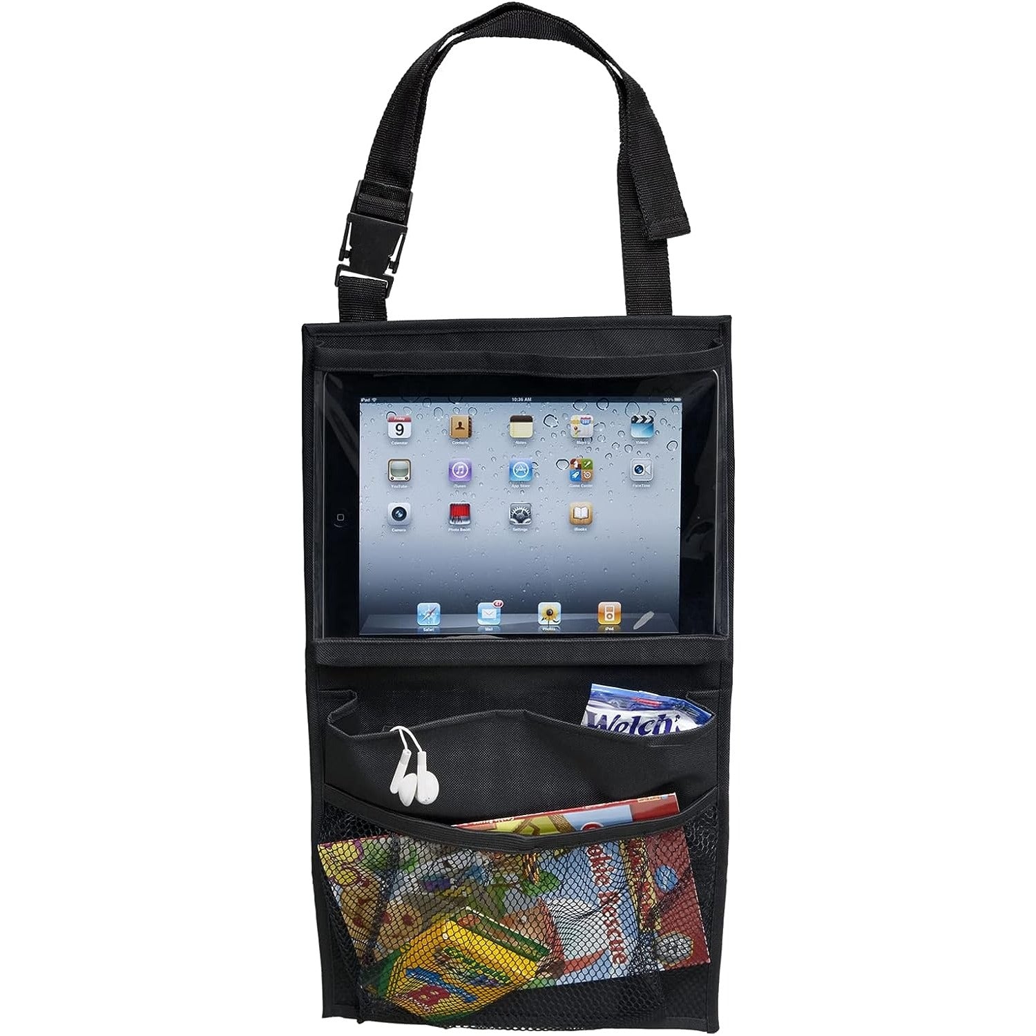 Car Backseat Organizer Tablet Holder Auto Storage Pockets