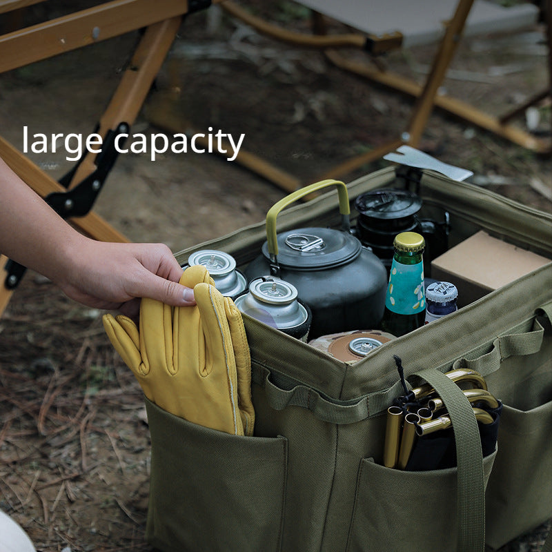 Camping Tool Storage Organizer Bag Thick Sundries Box Outdoor Picnic