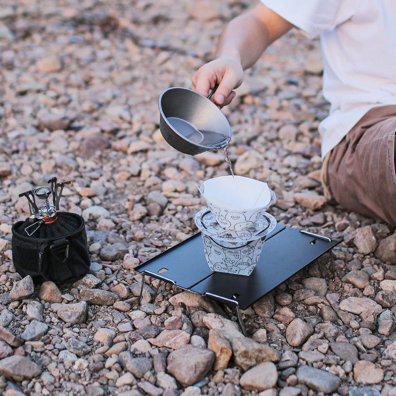 Outdoor Ultra light Folding Tableware Set