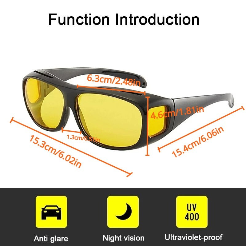 Night Vision Anti Glare Driving Glasses Protective Gears