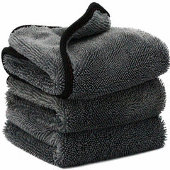 1pc Microfiber Cleaning Towels - Car Washing & Camping