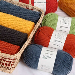 5pcs Medium Thick Acrylic Yarn Set for Knitting & Crocheting