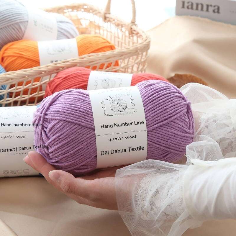 5pcs Medium Thick Acrylic Yarn Set for Knitting & Crocheting