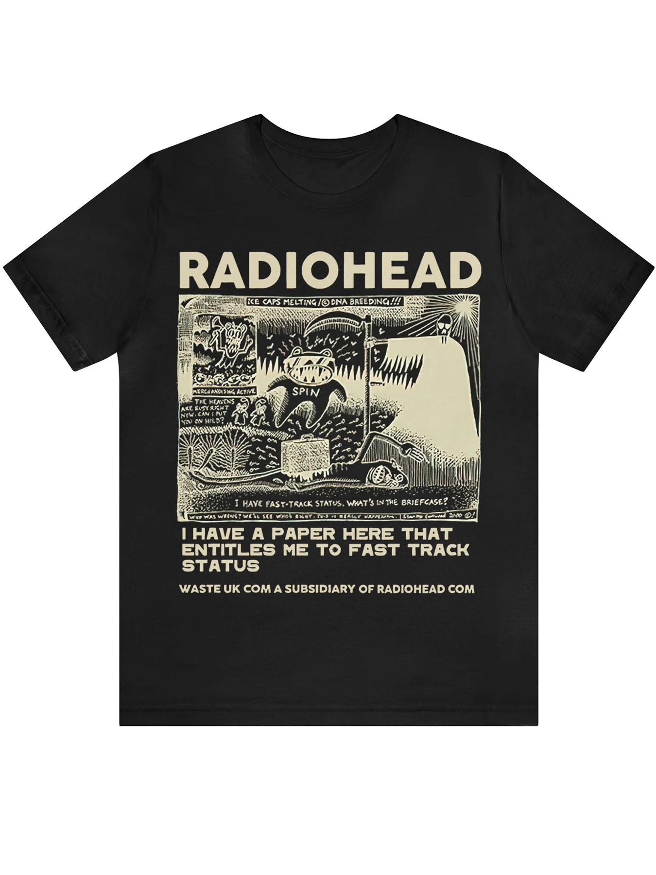 Men's Vintage Rock Band Graphic Tee