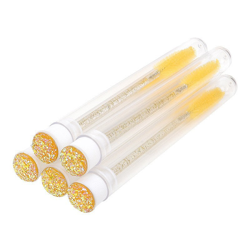 5PCS Mascara Wand Tube Clear Eyelash Extension Brushes