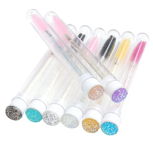 5PCS Mascara Wand Tube Clear Eyelash Extension Brushes