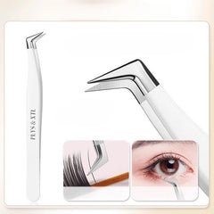 False Eyelashes Tweezers for Makeup Beginner Tool