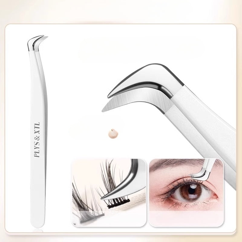 False Eyelashes Tweezers for Makeup Beginner Tool