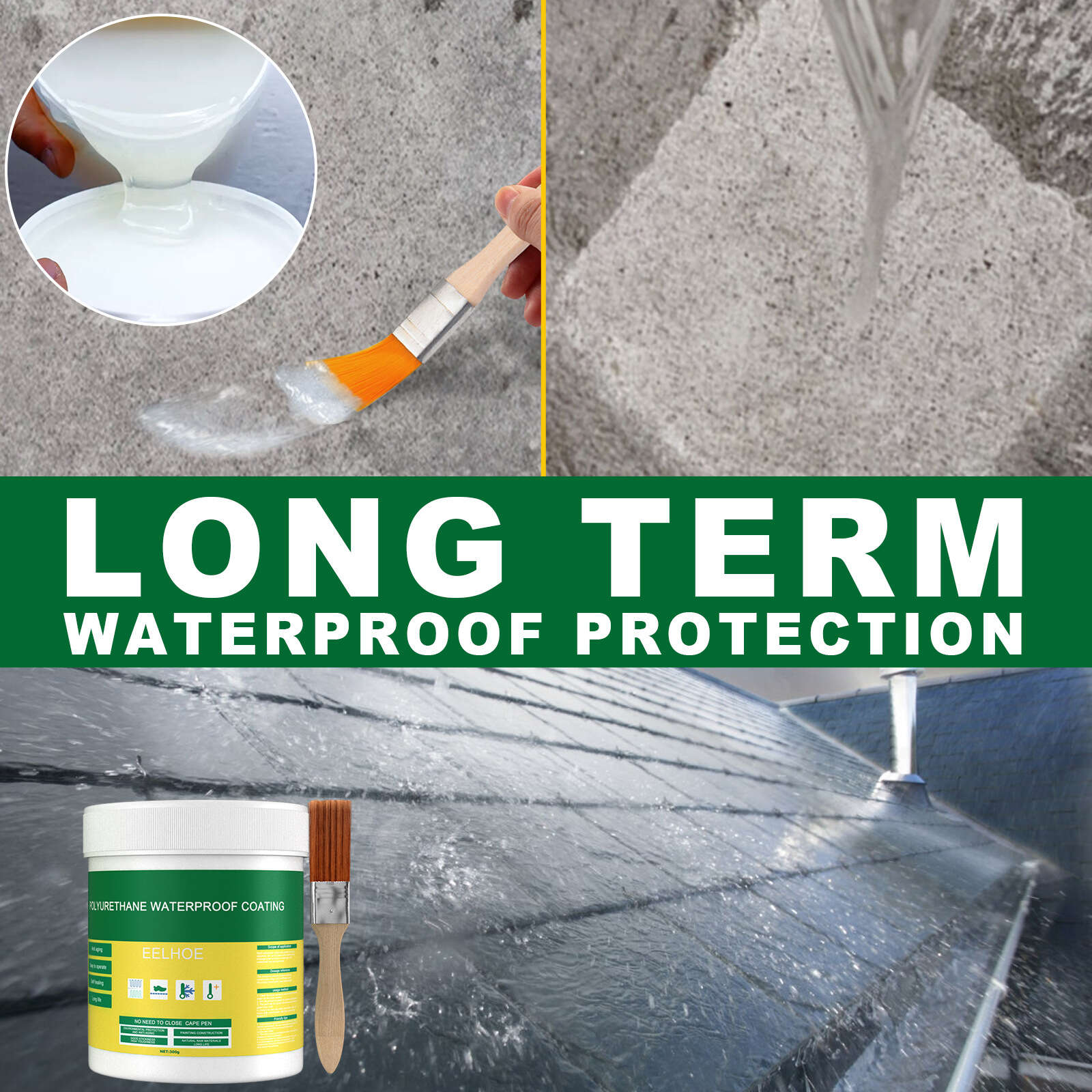 Waterproof Adhesive for Bathroom Toilet Floor Tile