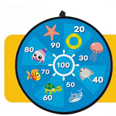 6pcs Kids Dart Board With Sticky Balls Boys Toys Indoor Sport Fun Party Toys