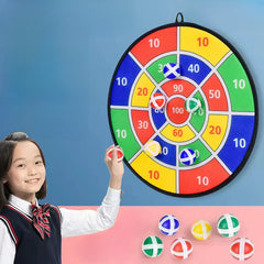 6pcs Kids Dart Board With Sticky Balls Boys Toys Indoor Sport Fun Party Toys