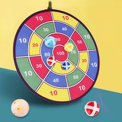 6pcs Kids Dart Board With Sticky Balls Boys Toys Indoor Sport Fun Party Toys