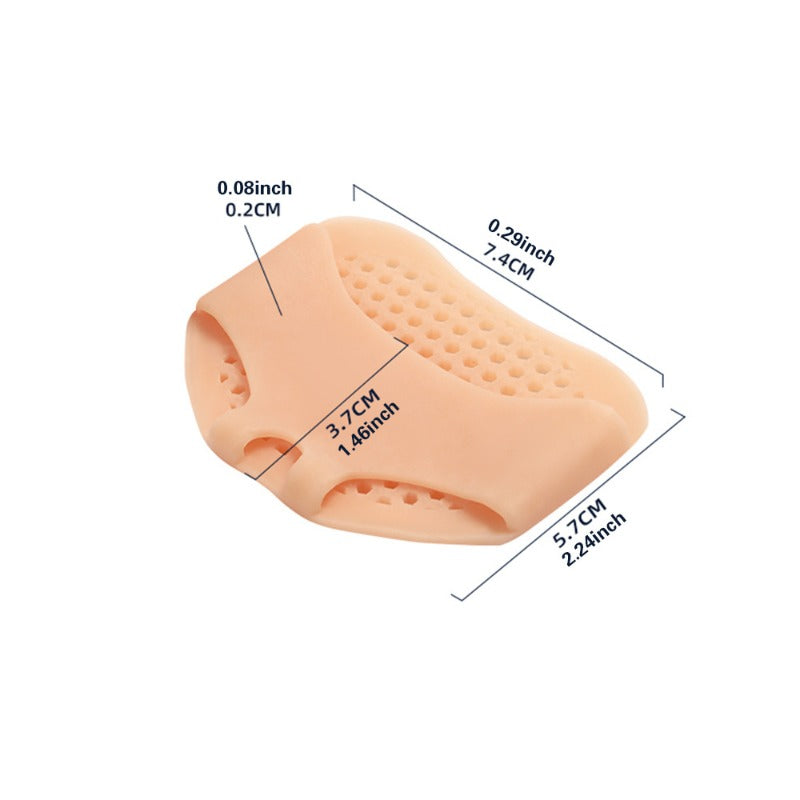 3pcs Women's Silicone Forefoot Pad Non-slip Foot Protection for High Heels