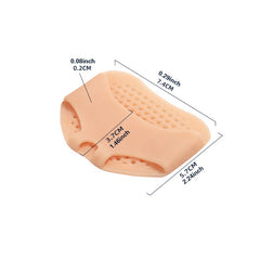 3pcs Women's Silicone Forefoot Pad Non-slip Foot Protection for High Heels