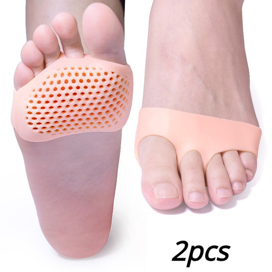 3pcs Women's Silicone Forefoot Pad Non-slip Foot Protection for High Heels