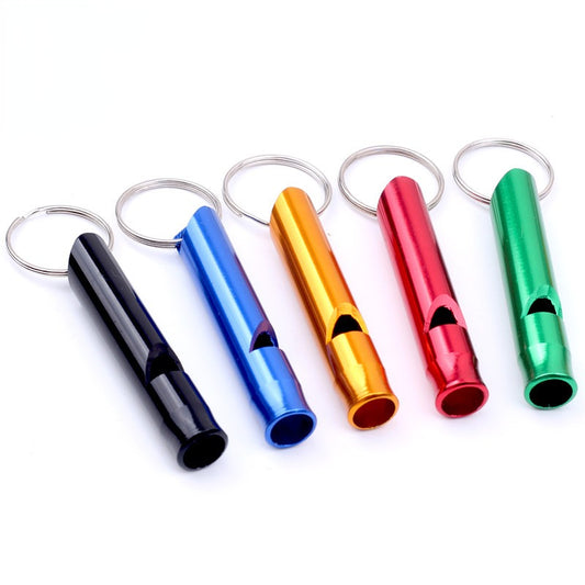 4pcs Aluminum Alloy Survival Whistle for Outdoor Adventures